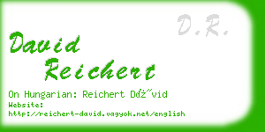 david reichert business card